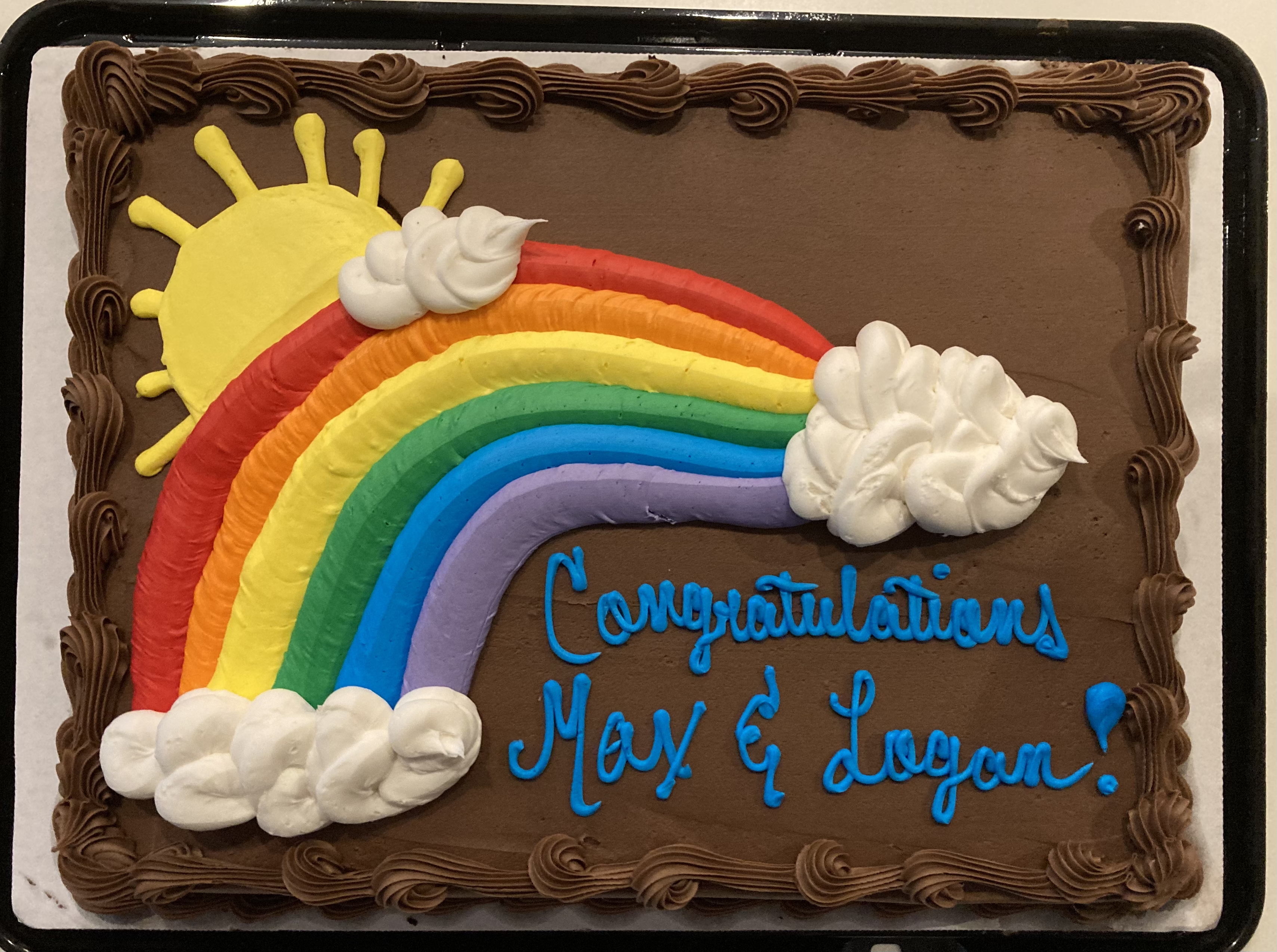 Max & Logan Cake